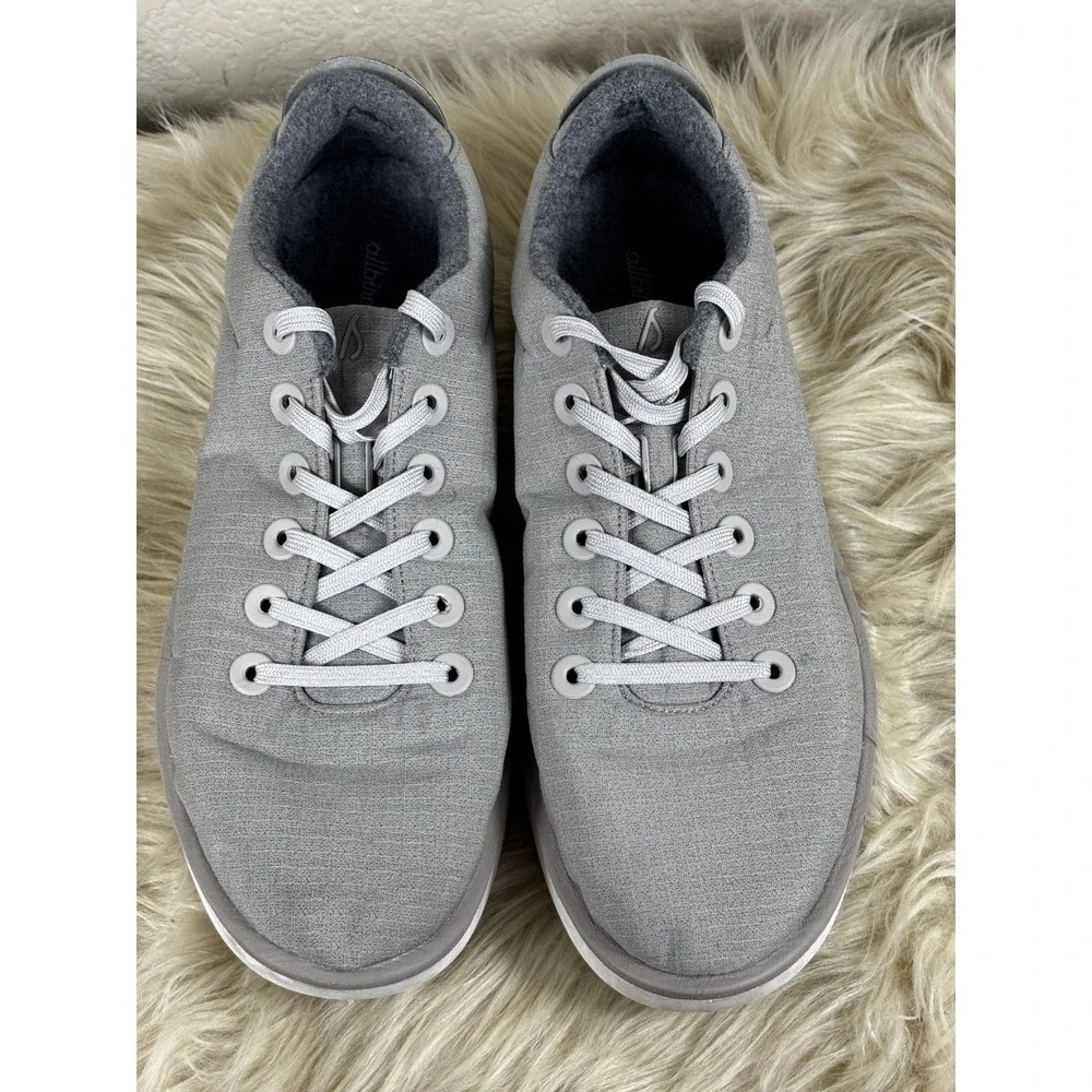 Allbirds Wool Pipers Sneakers Mens 12 Gray‎ Wool Lace Up Comfort Casual